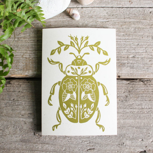 Beetle Greeting Card