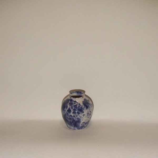 Blue Speckled Vase Small